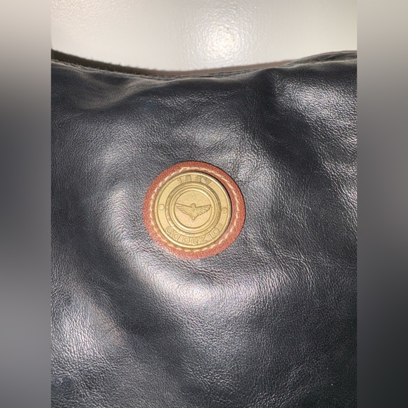 🖤 Vintage 1980s–90s Capezio New York Black Leather Hobo Bag - Picture 2 of 14